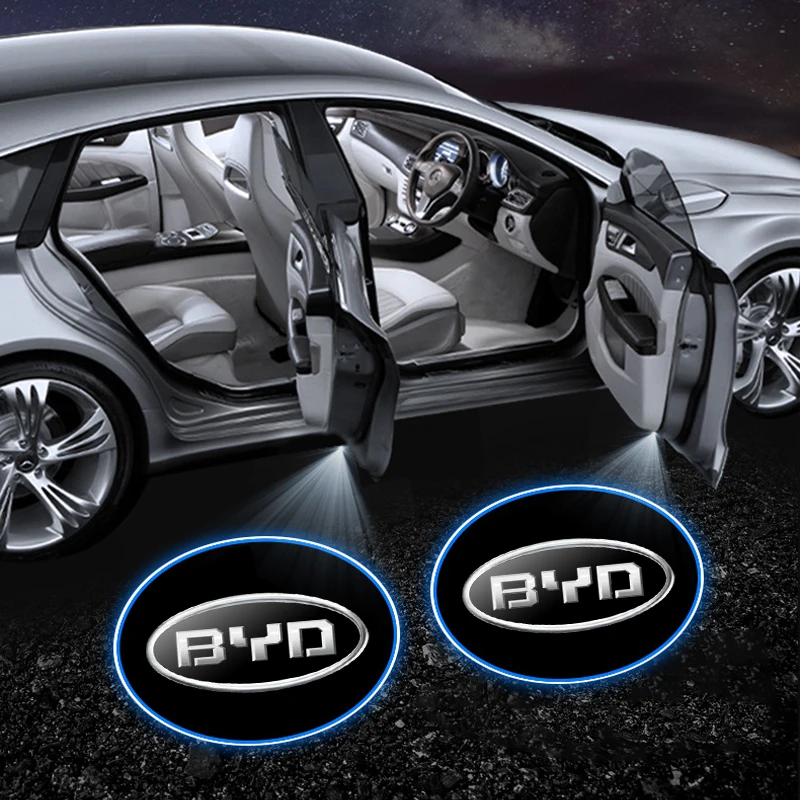 

Car Door LED HD Welcome Courtesy Shadow Projector Lamp Logo Light For BYD All Model S6 S7 S8 F3 F6 F0 M6 G3 G5 G7 E6 L3 Styling