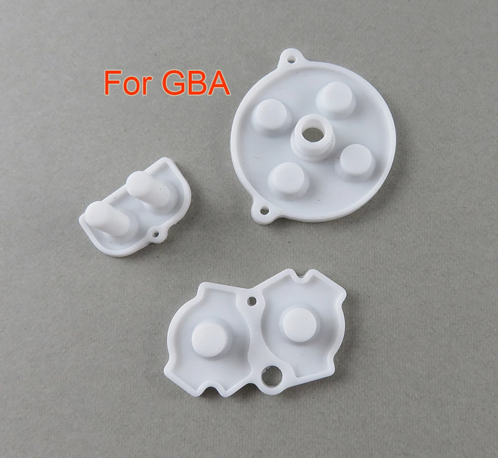 100sets High Quality Colorful For Nintendo Game Boy Advance GBA Button Silicone Rubber Pad Conductive Select Start Dpad