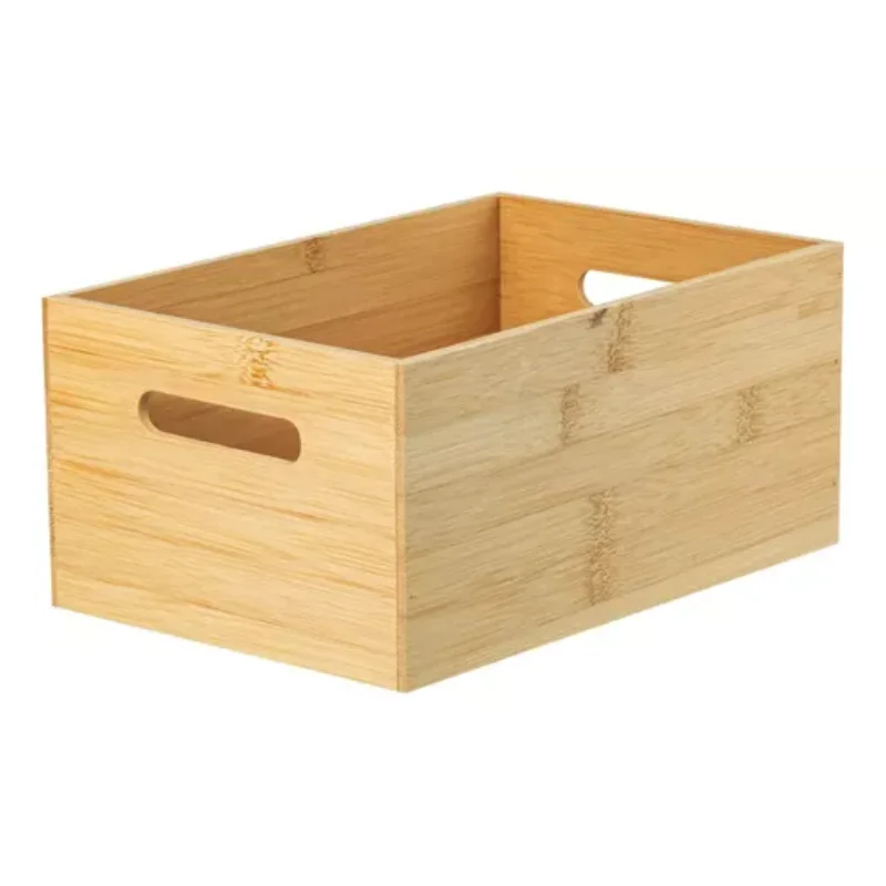 

Organizer Box C/ Handle Bamboo Cabinet Kitchen Room 11l Or Boxes, Boxes and Baskets Decorative Boxes