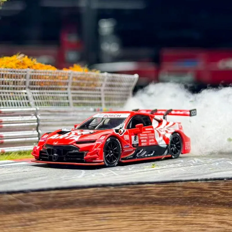 MINIGT 1/64 NSX-GT TypeS GT500 Metalowy Model Auta Zabawka Odlewany z Metalu Prezent dla Chłopca