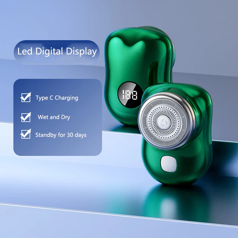 STLF P10S Mini Männer Rasierer Tasche Reise Auto Abnehmbare Waschbare Elektrische Bart Rasierer Rasieren Maschine