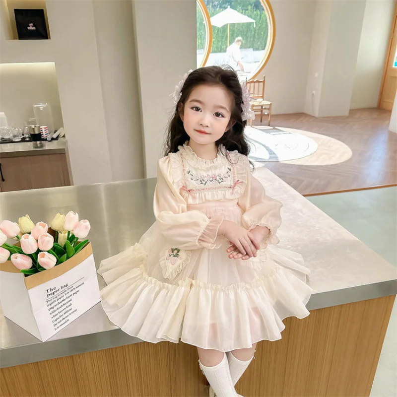 فستان الأميرة الحلو لوليتا على الطراز الكوري لخريف 2025 الجديد للفتيات #2