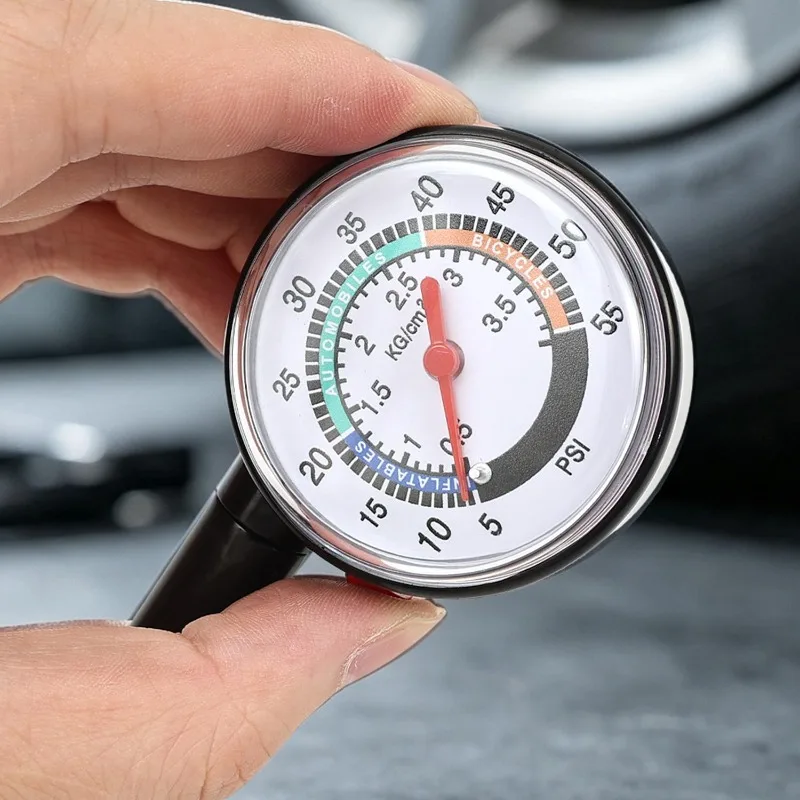 Portable Tire Pressure Monitor Car Tire Pressure Gun Tire Monitor Digital Pressures Gauge Mechanical Mini Tires Monitor