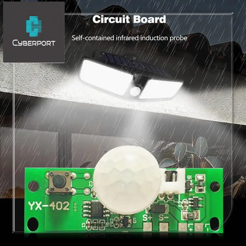 Solar Night Light Circuit Board Control Sensor DIY Kits As Shown Lithium Battery Charger Induction Distance