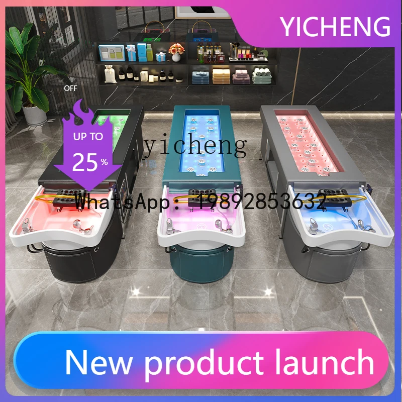 

Массажная кровать для физиотерапии с функцией полного тела, включая голову, с моксотерапией, шампунем, циркуляцией воды и интегрированным паровым воздействием