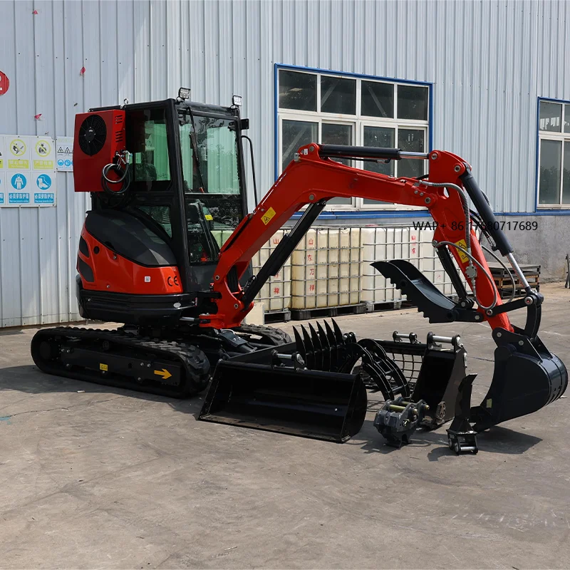Mini Excavator Attachments Bucket Earthmoving Machinery Home Excavator for Sale