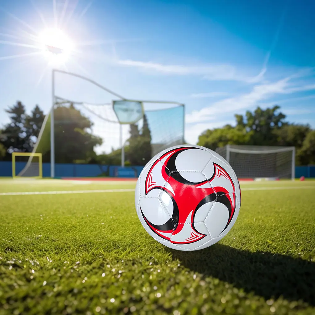 Pallone da calcio con cuciture fini Taglia 5 Calcio cucito a macchina per forniture per la pratica di sport all'aria aperta Partita di allenamento della lega di calcio