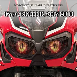 For Honda CRF1000L Africa Twin CRF 1000 L 2015 2016 2017 2018 Motorcycle Headlight Sticker Accessories Headlamp Protection Decal
