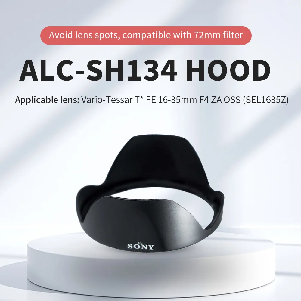 Alternative ALC-SH134 light shield suitable for Sony SEL1635Z/FE16-35 mm F4/E16-35 lens UV accessories