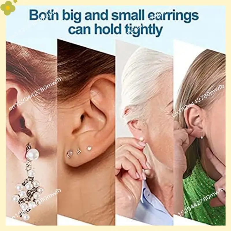 LDHL Earring Back Safety Earring Back For Replacement Ear Studs,Non-Irritating,Suitable For Sensitive Ears
