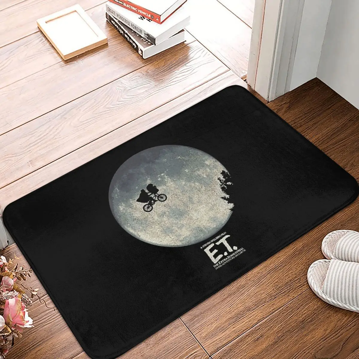 ET Infamous Flying Bike Doormat Non-slip Super Absorbent Bathroom Floor Mats Home Entrance Rugs Kitchen Carpet Outdoor Footpad