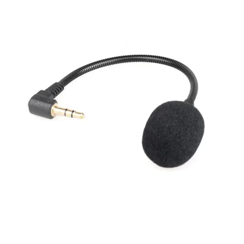 

Sound Card Mini Microphone Metal Hose Recording Live Broadcast Condenser Mic for Laptop Mobile Phone Camera Amplifier 3.5mm Plug