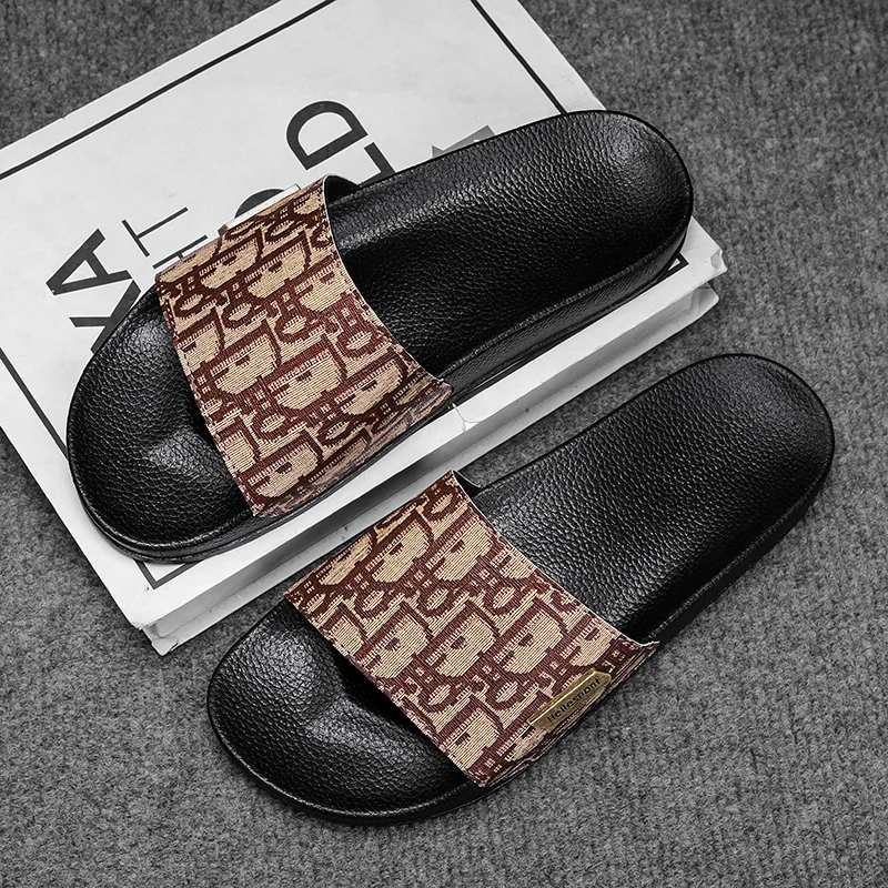 

Men's Summer Sandals for Men House Slippers Man Summer Shoes Sale Brand Slippers Luxury Men's Slide Slipper Flip Flops Man Flop
