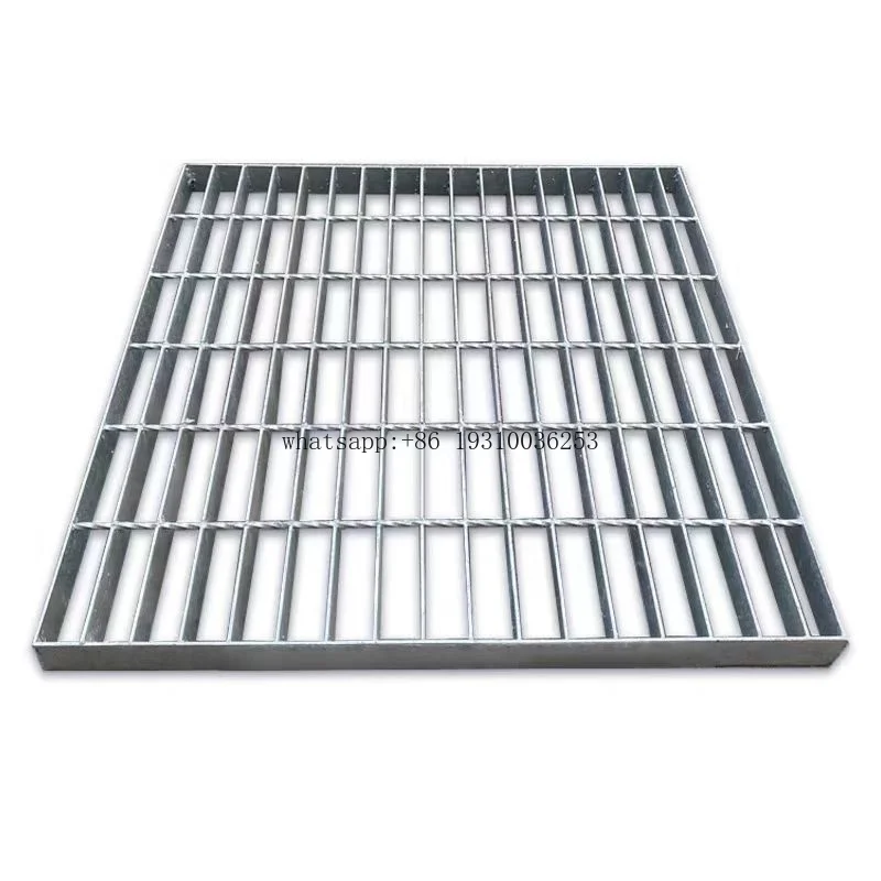 

Galvanized Steel Trench Box Grate Frame Wide Galvanized Heelguard Drainage Sump Grating Outdoor Anti-Corrosion