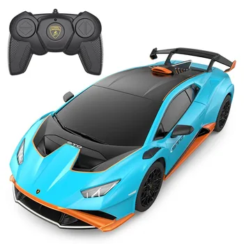 RASTAR RC Car 1:24 Scale Remote Control Car Model for Lamborghini Huracan STO Radio Controlled Auto Machine Vehicle Toys Gift