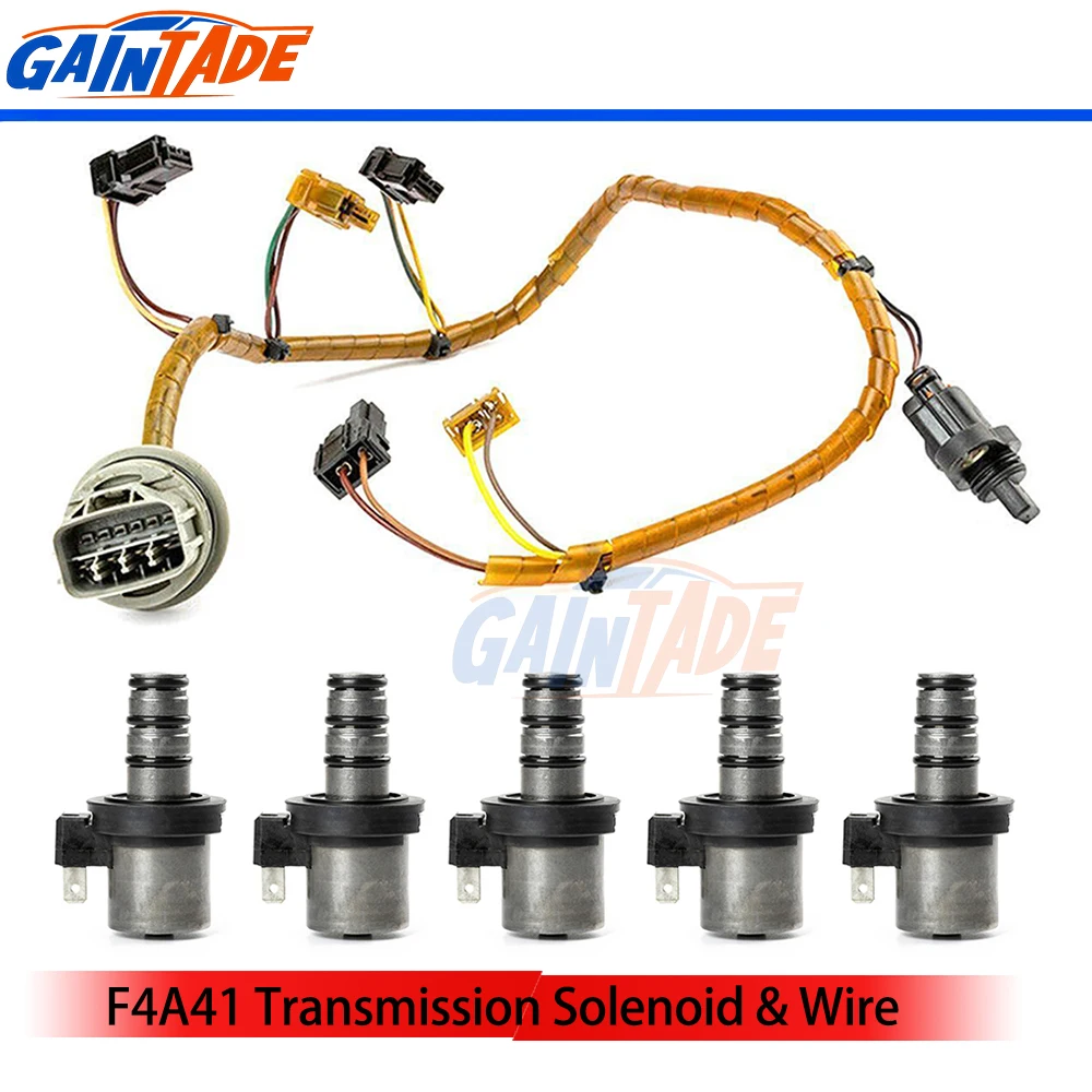 F4a41 f4a42 46313-39051 solenóides de mudança de transmissão para mitsubishi para hyundai para kia f4a51 f5a51 v4a51 r4a41 reparo da caixa de velocidades