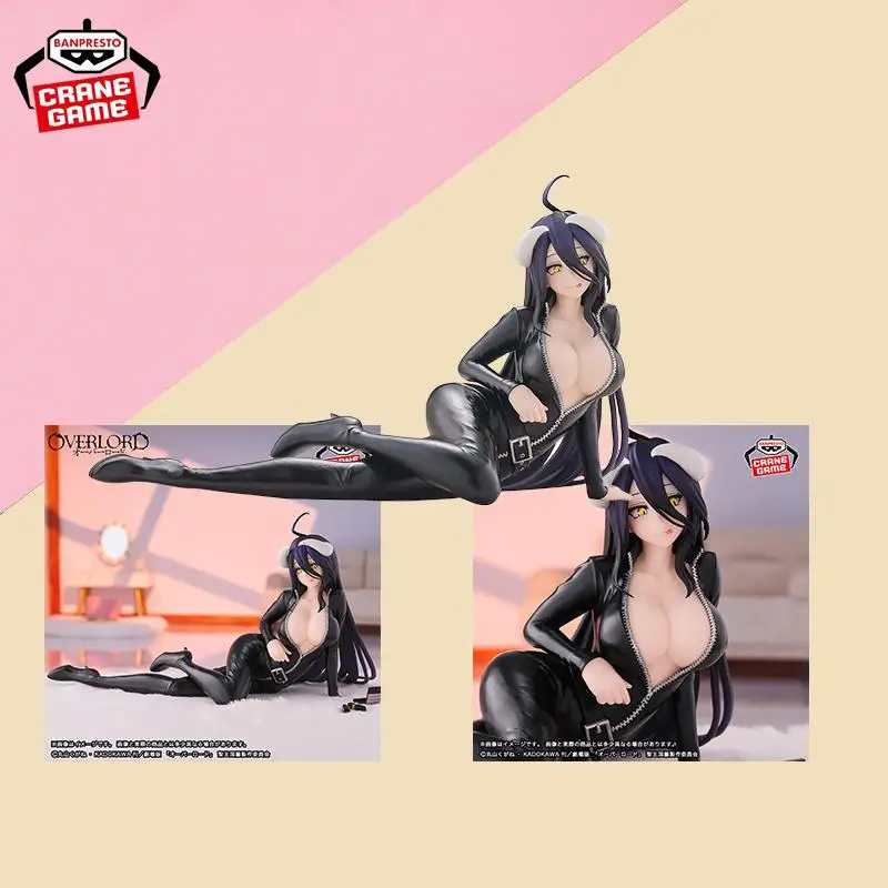 

In Stock Original BANDAI OVERLORD IF Relax time albedo Anime Action Collection Figures Model Toys Birthday Gift