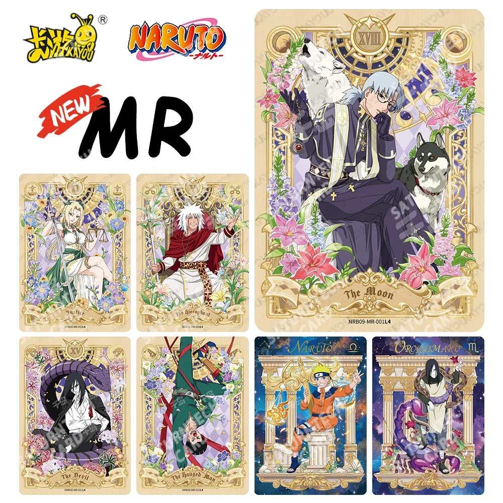 KAYOU Card Naruto Card MR 01-07 Series Single Card W9T2 Naruto Uzumaki Naruto Hyuga Hinata Anime Collection Card Kids Toy Gift
