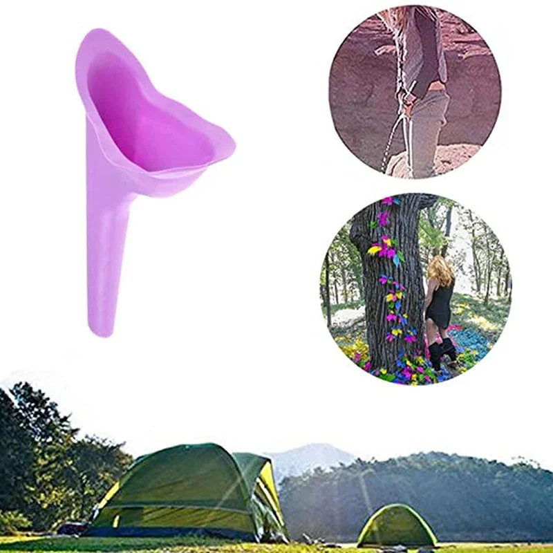 

Travel Stand-up Peeing Tools for Women Reusable Outdoor Portable Emergency Urinal Mini Toilet for Long Car Traffic Jam