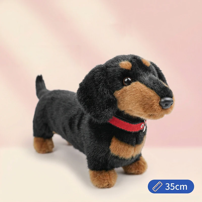 New Long Dog Plush Toy High-Quality Dachshund Dog Doll Soft Simulation Puppy Stuffed Pet Toy Home Decor Gift Model Ornament - view 5