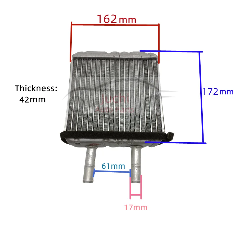 Car warm wind radiators for Geely CK1 CK2 CK3