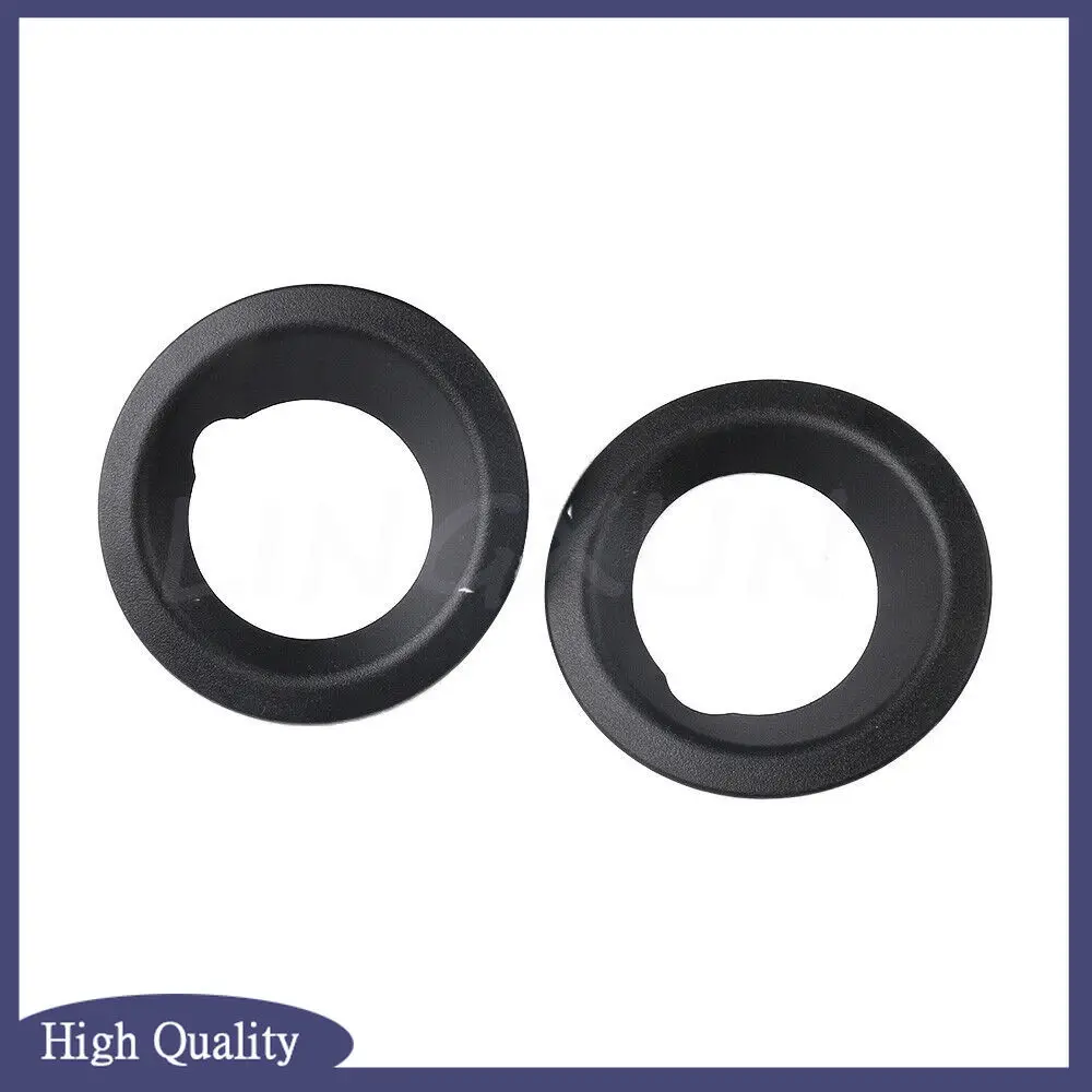 

Front Left & Right Bumper Fog Light Ring Cover Black 51113400911 51113400912 Fit For 2004-2006 BMW X3 E83