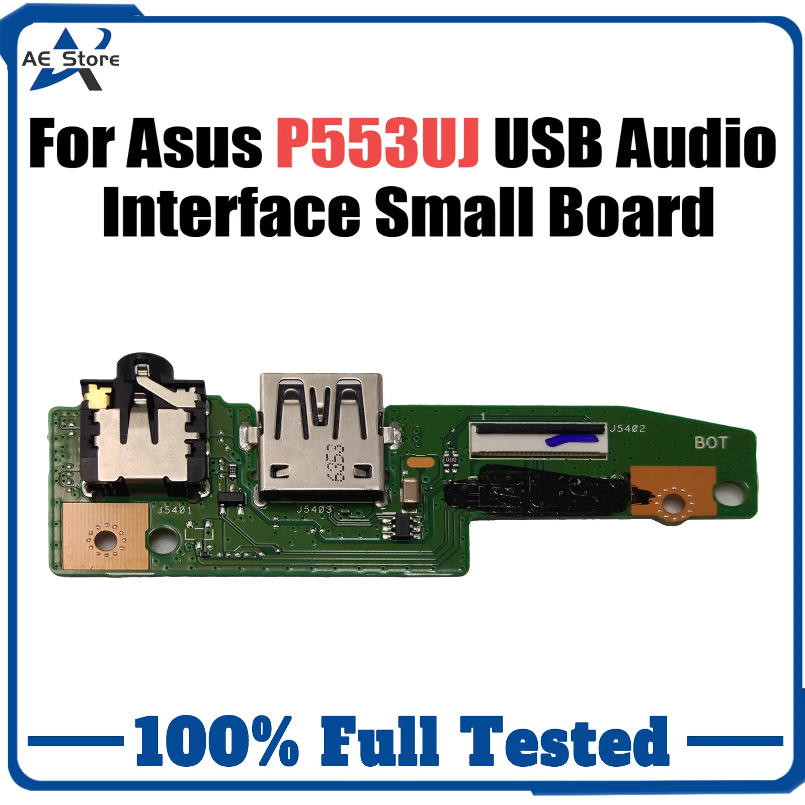 Original For ASUS P553UJ USB AUDIO interface small board P553UJ IO BOARD REV 2.0 tested good Fast Ship