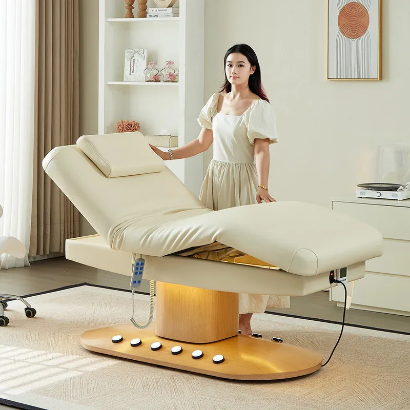 Beauty BedBojue Electric , Specialized For Beauty Salons, With Constant Temperature Heating, Adjustable Height, Massage Bed, Phy