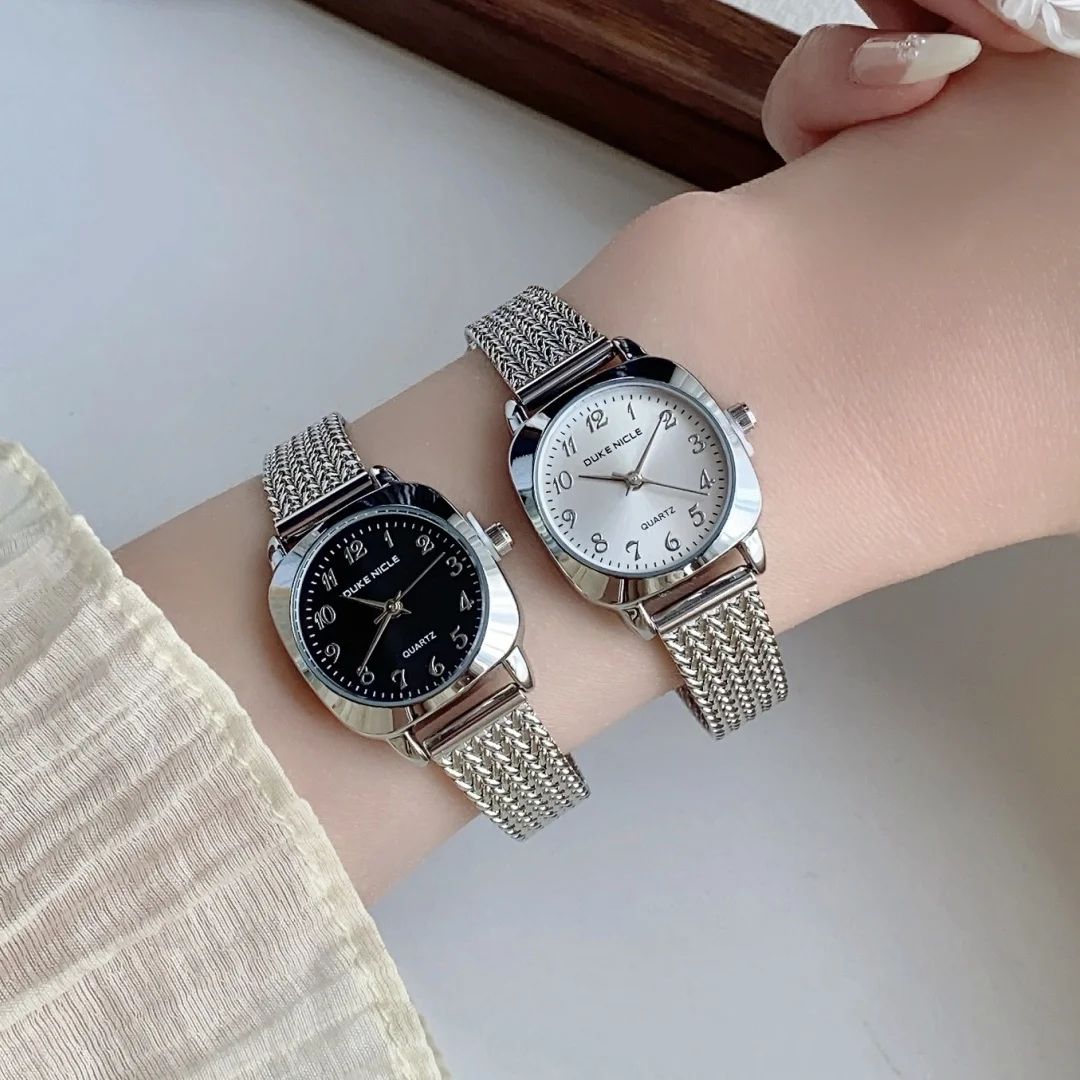 Женские золотые часы, женские стальные ремешки, женские цифровые кварцевые водонепроницаемые наручные часы с маленьким циферблатом, Relogio Feminino