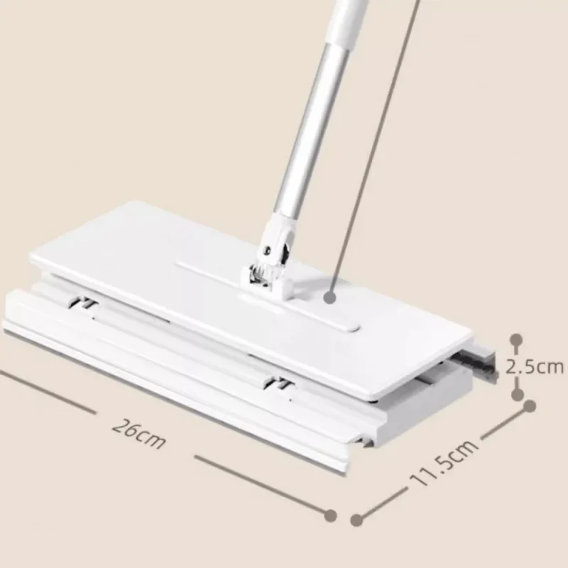 

#Suitable ForCloth Mop Large Extended Rod Household Disposable Lazy Hand Washing Can Automatically Clip Towel Universal Mop