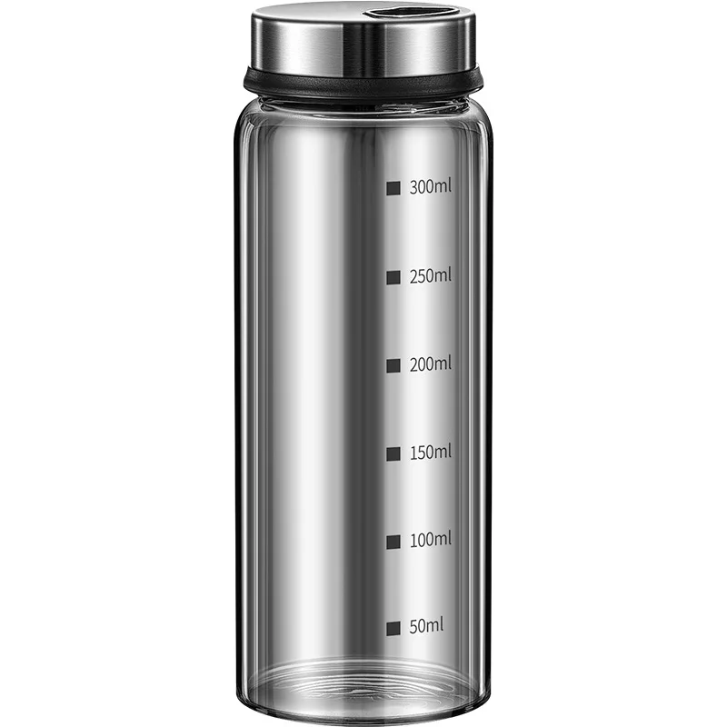 

LFGB Certificated Ultra Hard High-borosilicate Glass Spice Jar Well Sealed Seasoning Container Thickness Adjustable Shaker