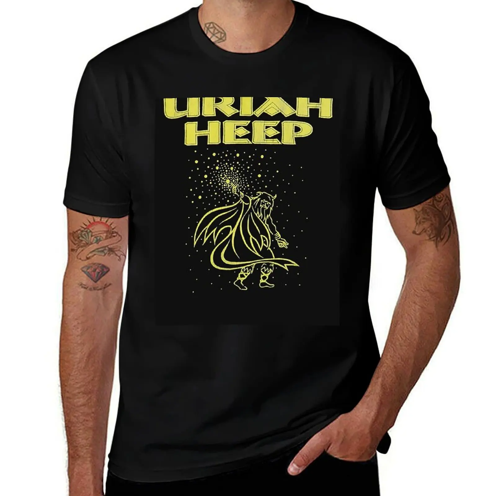 

uriah heep new T-Shirts band T-Shirt t shirt men 100% cotton luxury brand graphic t shirts for man T-Shirt