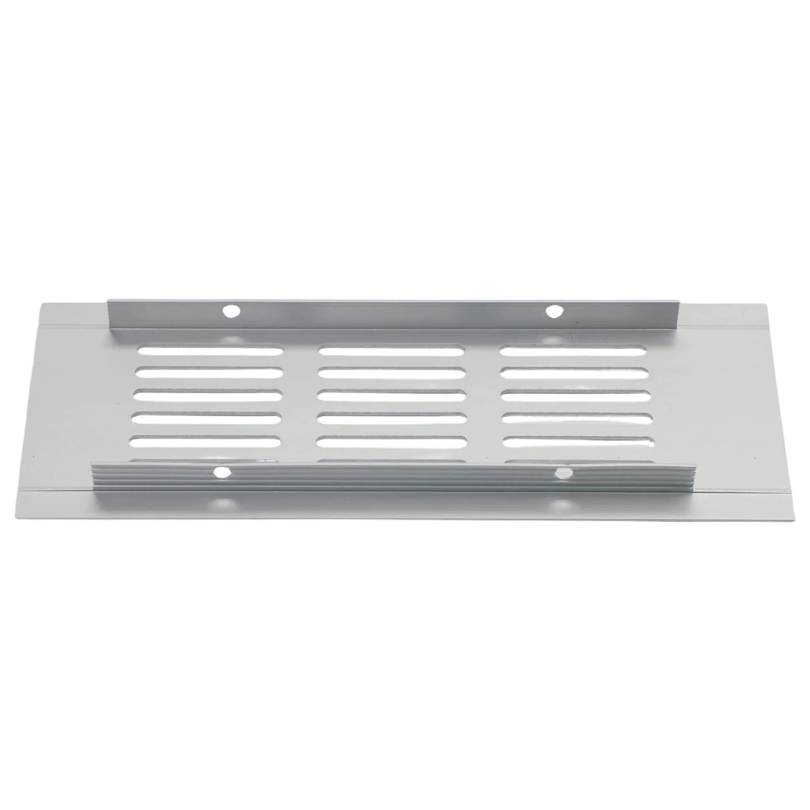60mm Aluminium Rectangular Vent Grille for Wardrobe Cabinet Shoe Storage Computer Enclosure Bathroom Door Air Passage Use