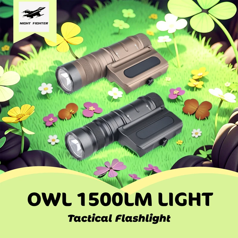 Wadsn Cloud Weapon Light OWL-HI Strobe LED High Power 1500 Lumens White Light Tactics CD OWL Flashlight Optimizing Weapon Light