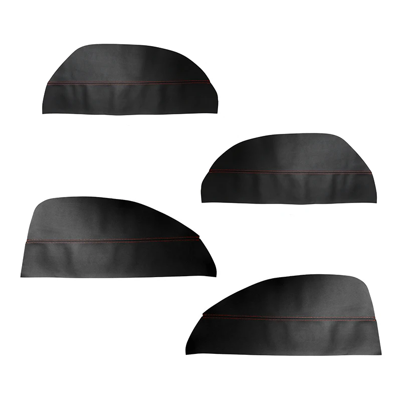 Car Microfiber Leather Interior Door Panel Cover Trim For Honda Accord 6th Gen 1997 1998 1999 2000 2001 2002