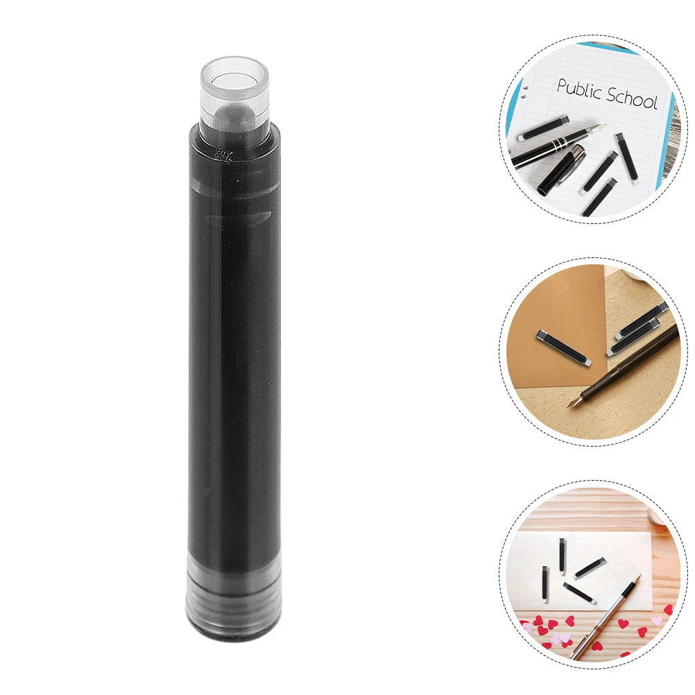 

50Pcs Fountain Pen Ink Refills Replacement Inks for Smooth Writing Experience Minimalist Design Bulk Pack for Daily Use