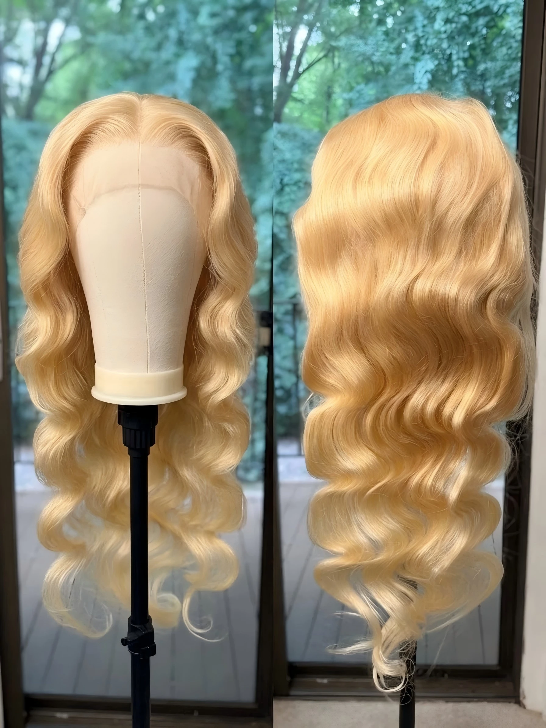 613번 색상의 레이스 프런트 가발, 200% 밀도,  - 613 Blonde Body Wave Lace Front Wig 리뷰 및 가격