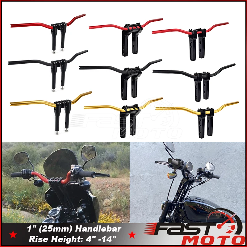 Club Style 25mm Handlebar T-bar Bars 4