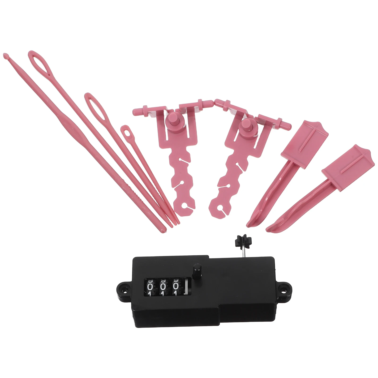 

9 Pcs Braiding Machine Kit Crochet Accessories Beginner Knitting Hat Handle Plastic s