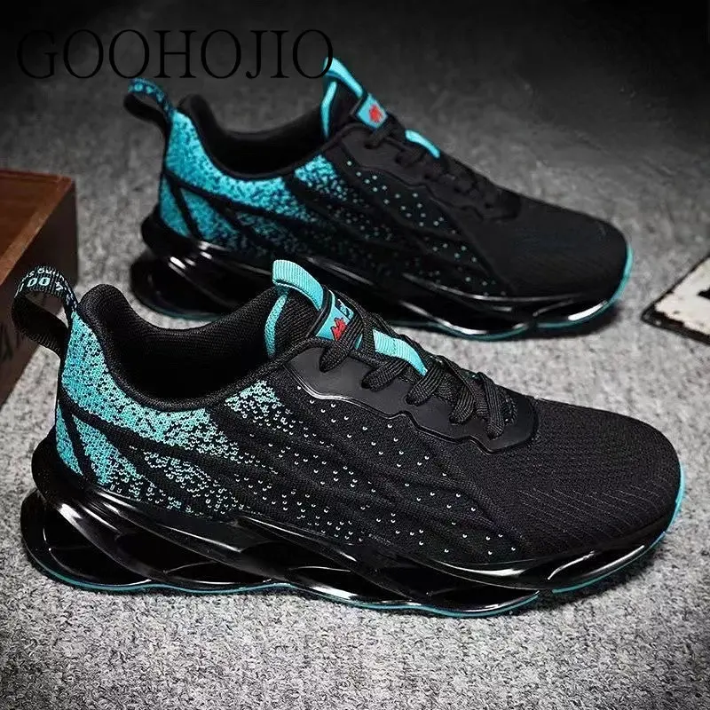 Men Casual Shoes Mesh Comfortable Breathable Male Shoes Thick-soled Ligh Soft Running Gym Men Shoes Sneakers Jogging All-match