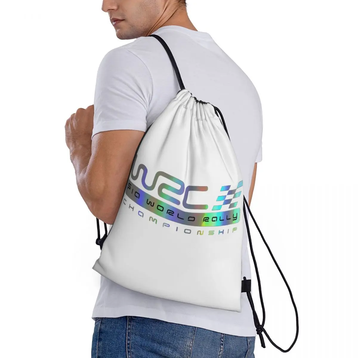 

Рюкзаки для чемпионата мира по ралли WRC, модные сумки на шнурке, спортивные сумки, сумки для книг, сумки для путешествий и учебы