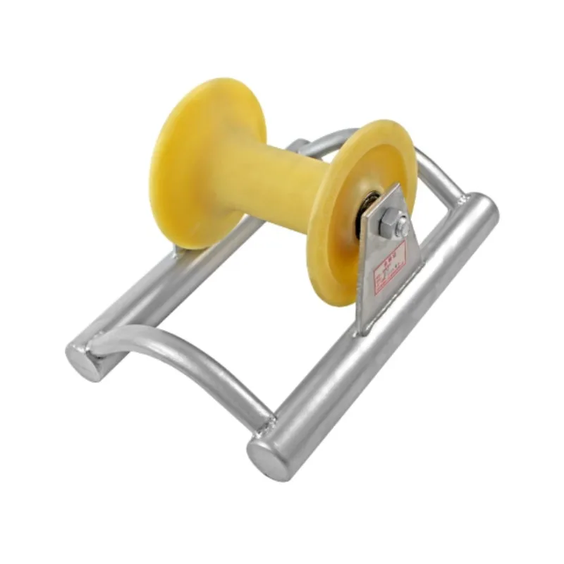 Aluminum Nylon Cable Pulling Pulley, Ground Cable Pay-off Roller, Power Construction Tool Accessory