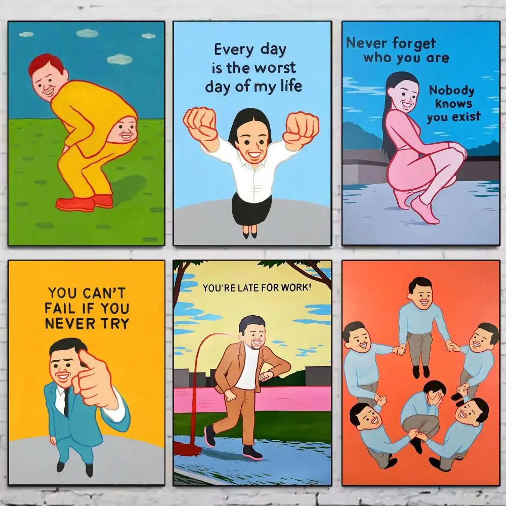 Abstract  Art J-Joan C-Cornella Poster Wall Art Print Poster Waterproof Home Decor for Dorm Room Apartment Office Bedroom Gift
