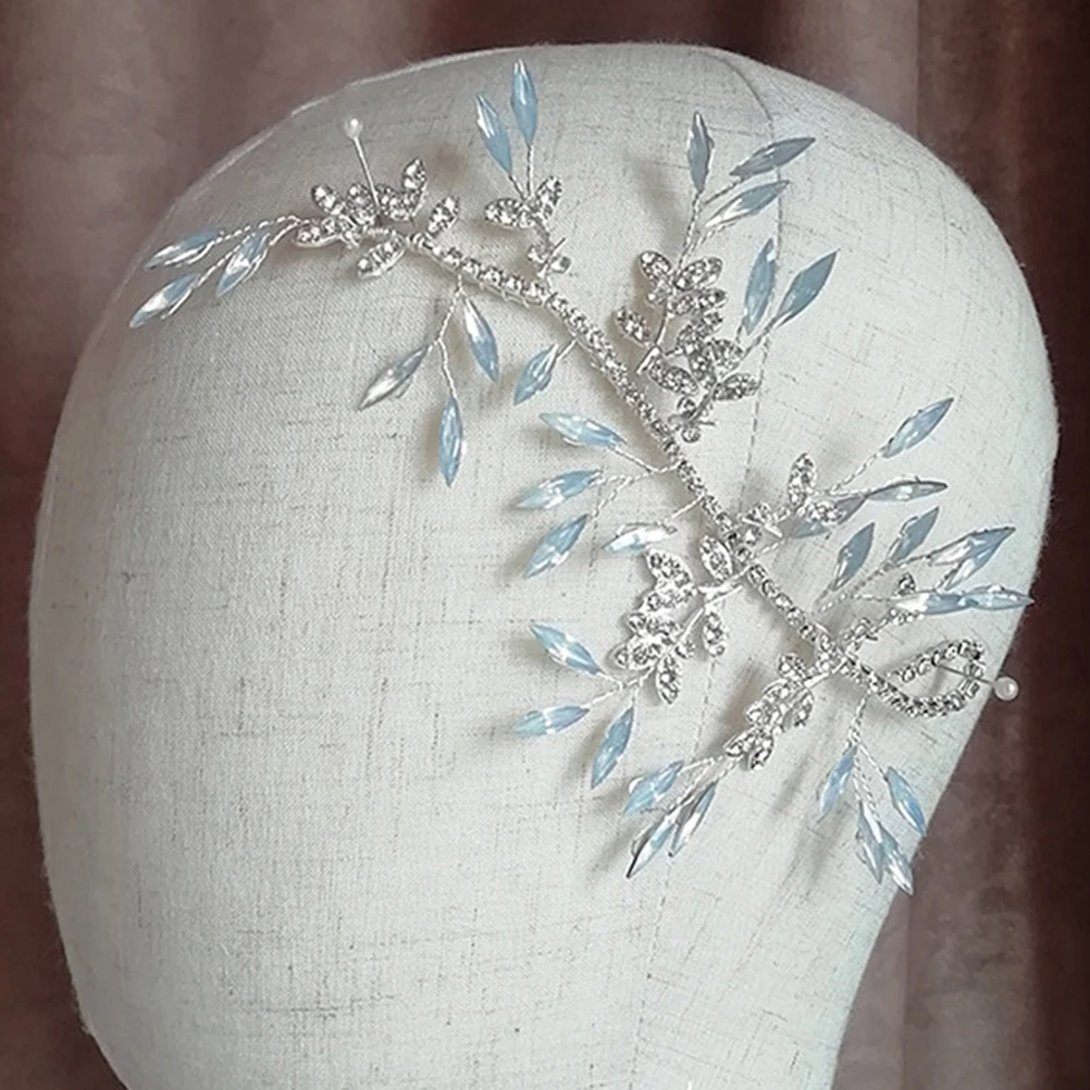 

1pc Elegant Bridal Hair Accessories Wedding Decorations Silver Ornaments for Women Headgear Comb Fits All Hairstyles