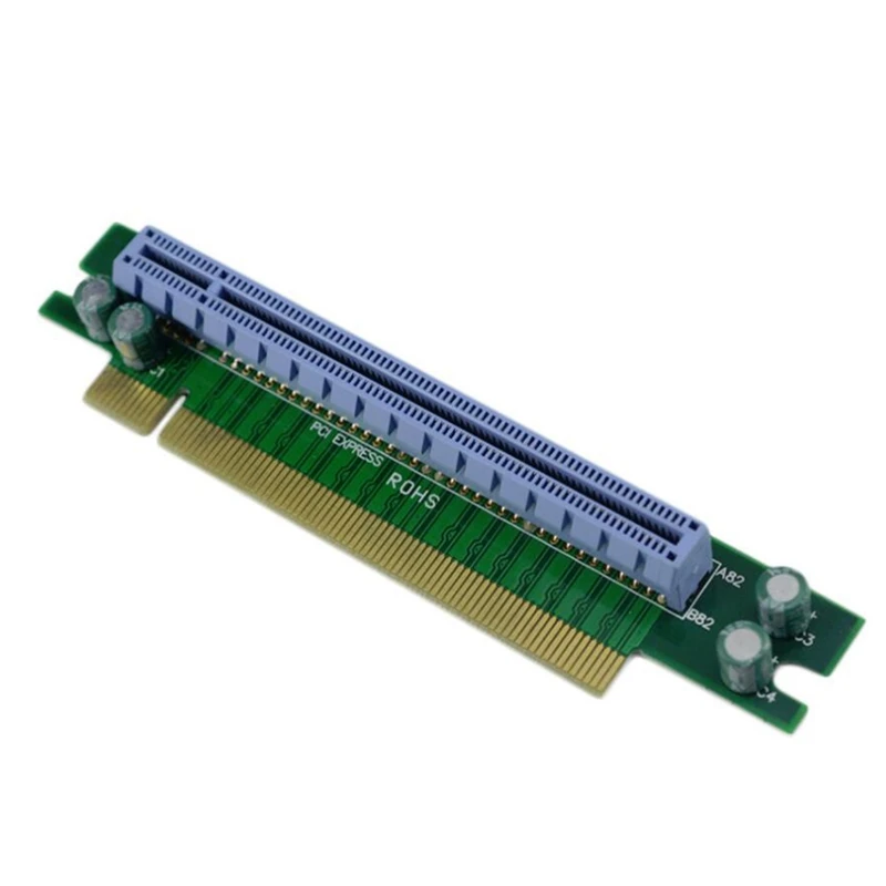 Scheda Riser adattatore pci-e Express 16X 90 gradi per Chassis Server Computer 1U