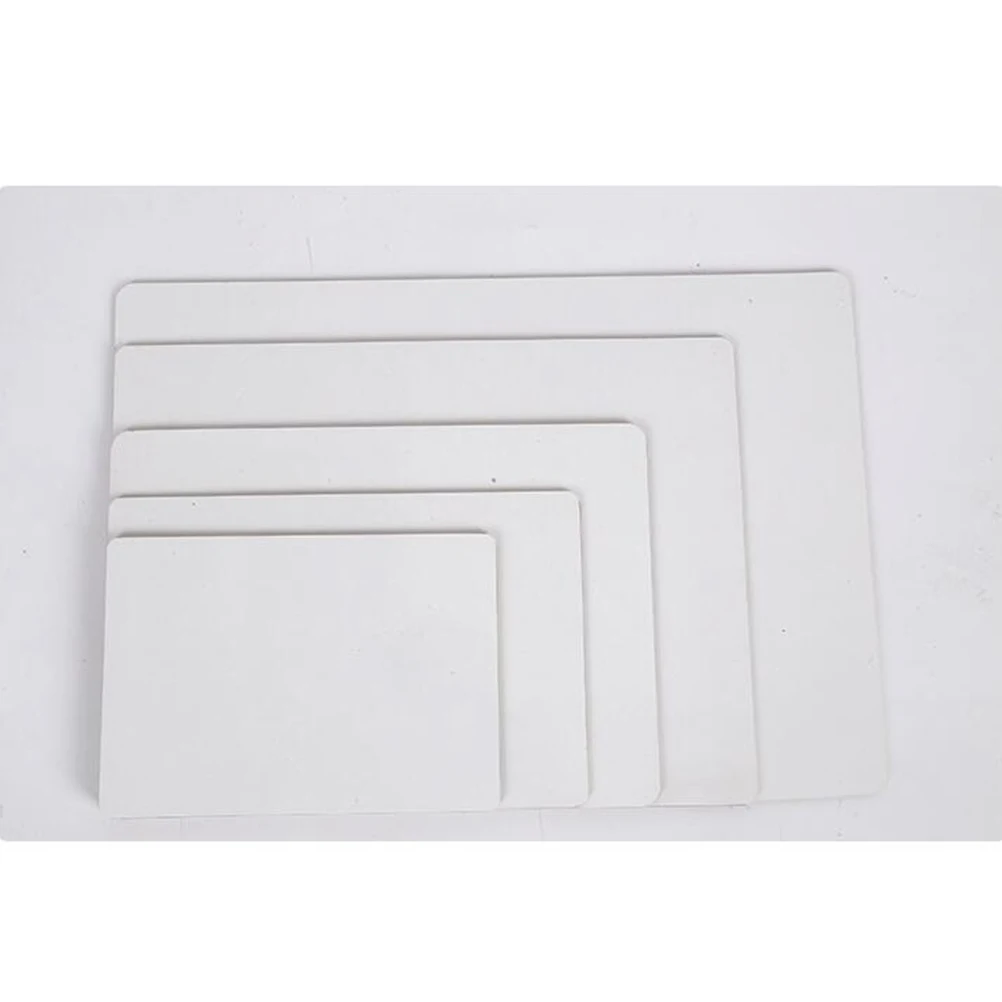 

5pcs 15X21Cm Desktop Small White Board Double Sided Erasable Planner Reminder For Office Home School Kids Learning Doodle