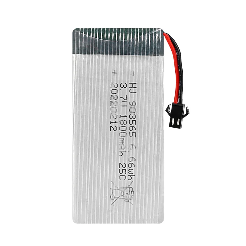 3.7V 1800mAh 903565 polymer lithium battery for model aircraft, remote control aircraft, drone battery, High rate battery