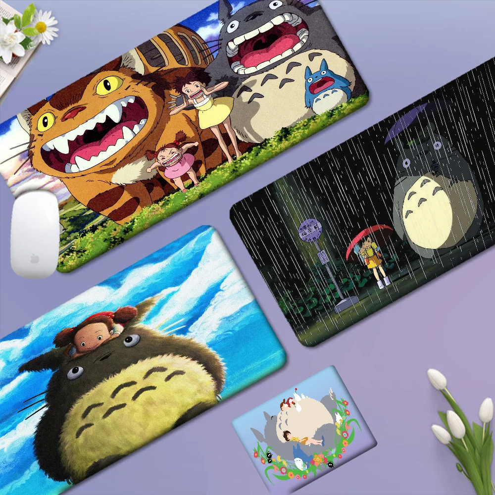 Cartoon Anime Carpet Totoro Anti-Slip PC Gaming Mouse Pad Gamer Desk Mats Keyboard Pad Mause Pad Muismat