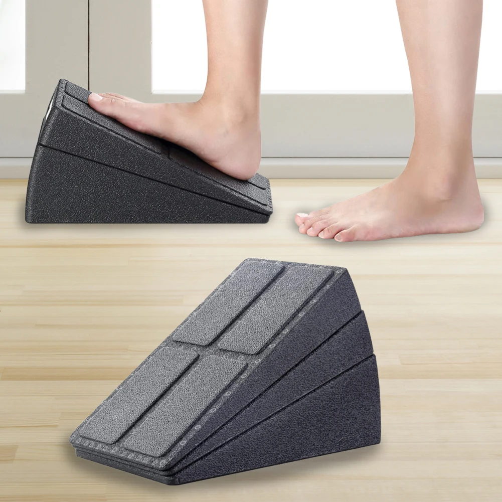 3 Pack Squat Wedge Incline Board Adjustable Angles Non-Slip Wedge Blocks Leg Stretcher and Fascia Stretcher for Calf Stretching