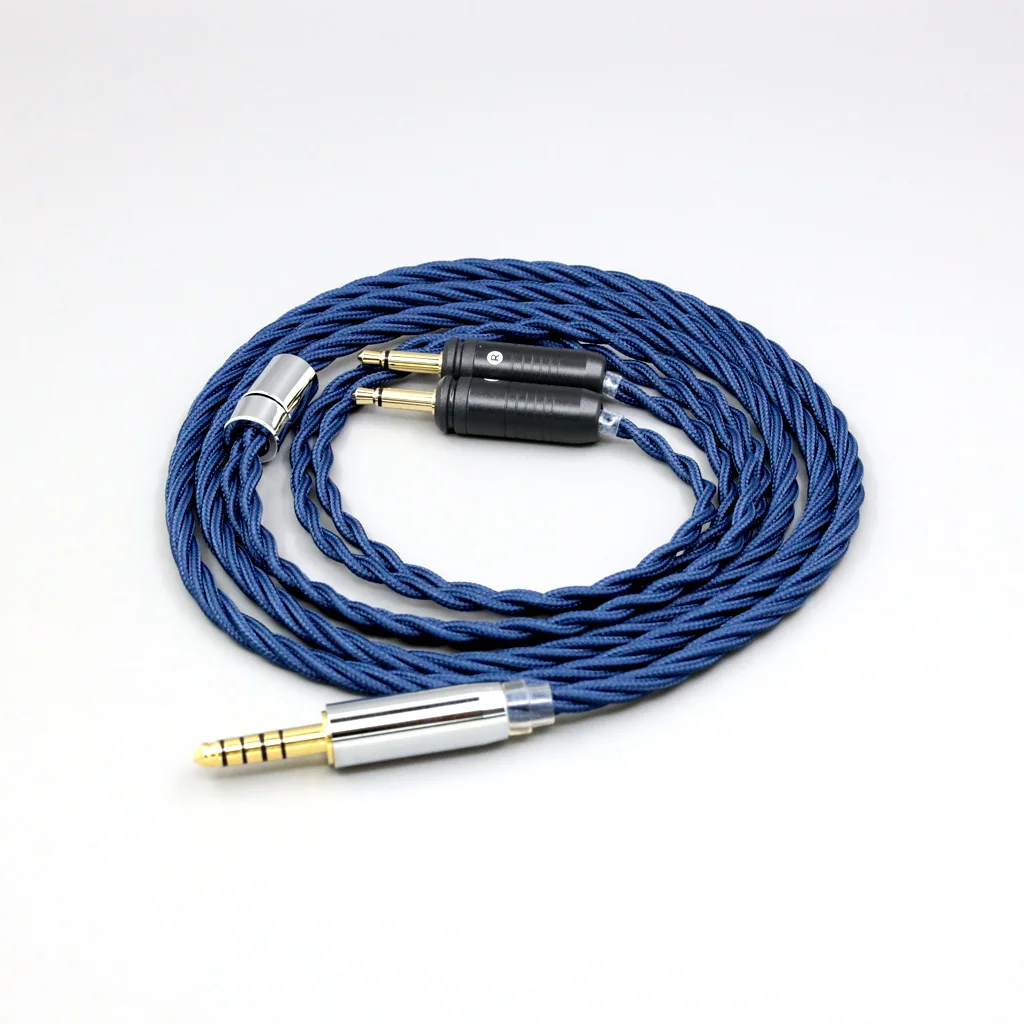 99% الفضة النقية OCC الجرافين سبائك كامل الأكمام سماعة كابل ل البؤري واضح Elear Elex Elegia Stellia Celestee LN008599